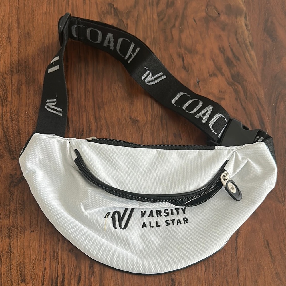 Varsity All Star White Fanny Pack